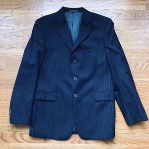 Joseph Abboud Navy Blue Pinstripe Suit